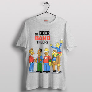 Springfield The Bear Band Theory Sport Grey T-Shirt