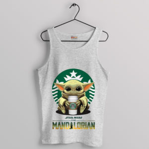 Star Wars Grogu Coffee Couture Sport Grey Tank Top