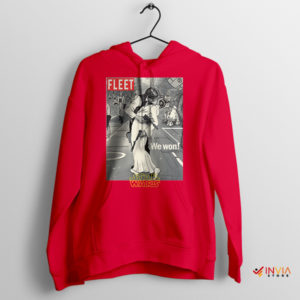 Star Wars Romance Han And Leia Rebel Red Hoodie