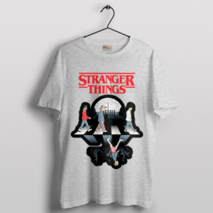 Stranger Abbey Road The Upside Down T-Shirt