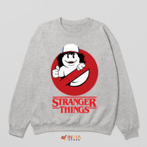 Stranger Things Dustin as Ghostbuster Sport Grey Sweatshirt