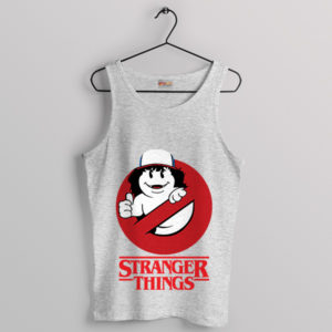 Stranger Things Style Dustin Ghostbusters Sport Grey Tank Top
