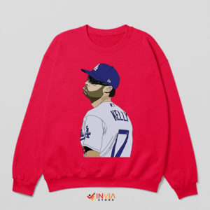 Strikeout Swagger Joe Kelly Pout Red Sweatshirt