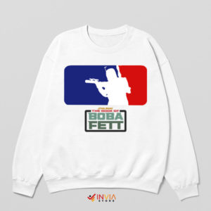 Strikes Major League Boba Fett Baseball White Sweatshirt
