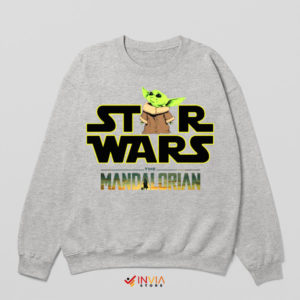 Strong with This One Baby Yoda Sport Grey Sweatshirt