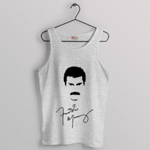 Style Bohemian Rhapsody Freddie Sport Grey Tank Top