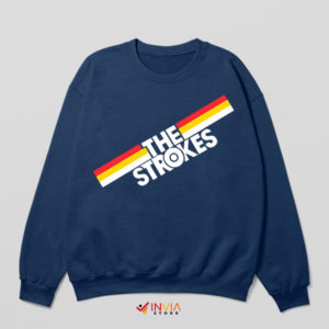 Stylish The Strokes Forest Hills Navy Sweatshirt