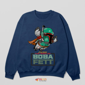 Super Bounty Bros Boba Fett's Navy Sweatshirt