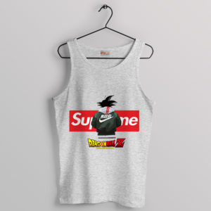 Super Saiyan Slogan Just Do It Sport Grey Tank Top