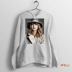 Swift Style Magazine Cover Hat Edition Sport Grey Hoodie