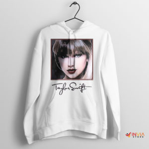Swiftly Signed Merch Eras Tour White Hoodie
