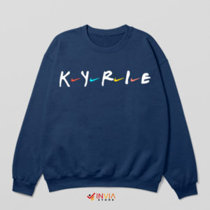 Swoosh Kyrie Irving in Friends Navy Sweatshirt