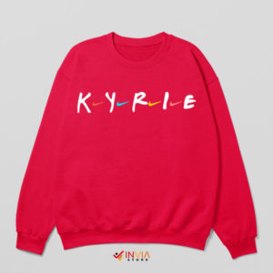 Swoosh Kyrie Irving in Friends Red Sweatshirt
