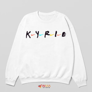 Swoosh Kyrie Irving in Friends White Sweatshirt