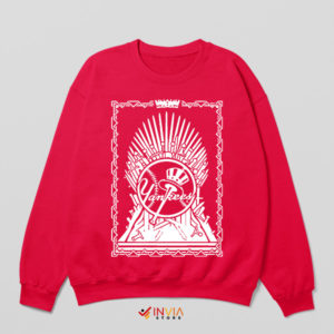 Symbol Yankees Iron Throne GOT Red Sweatshirt
