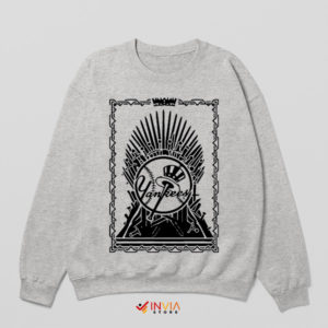 Symbol Yankees Iron Throne GOT Sport Grery Sweatshirt