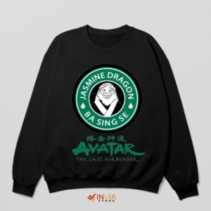 Tea Time Tales Jasmine Dragon Iroh Black Sweatshirt