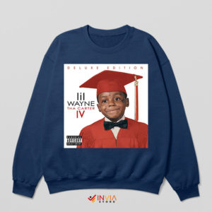 Tha Carter IV Vibes Lil Wayne Navy Sweatshirt