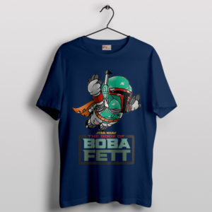 The Boba Fett Odyssey Super Mario Navy T-Shirt
