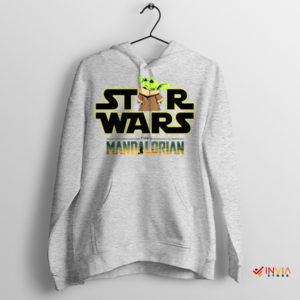 The Cutest Jedi Baby Yoda Master Sport Grey Hoodie