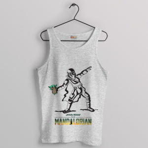 The Mandalorian Flower Thrower Banksy Tank Top