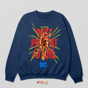 Threads Past Present Future Flash Navy Sweatshirt