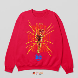 Threads Past Present Future Flash Red Sweatshirt