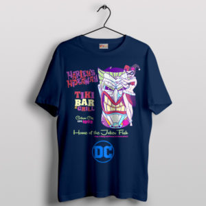 Tiki Night in Gotham Harley's Hideaway Navy T-Shirt