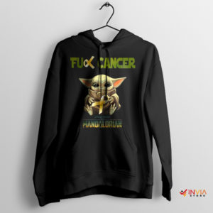 Tiny Warrior Baby Yoda Fights Cancer Hoodie