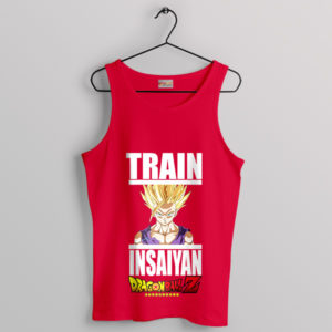Train Insaiyan Gear Fitness Journey Red Tank Top