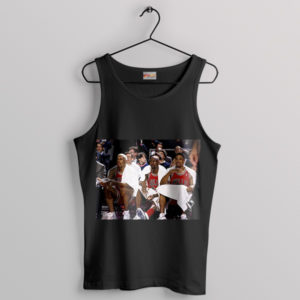 Trio Courtside MJ Pippen Rodman Black Tank Top