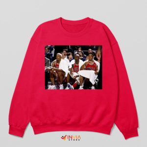 Triple Threat Legend on Bench Red Sweatshirt
