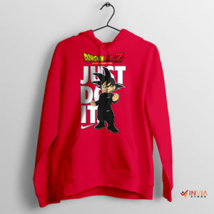 Ultra Instinct Attitude Goku Just Do It Red Hoodie