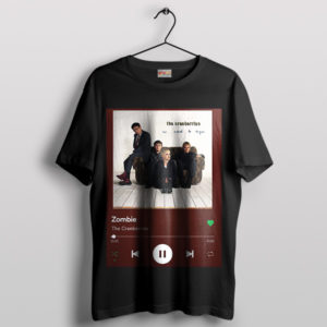 Undead Anthem Cranberries Zombie Black T-Shirt