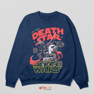 Unicorn Galaxy Darth Vader Star Wars Navy Sweatshirt