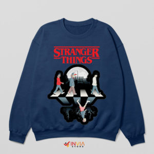 Upside Down Journey Abbey Road Navy Sweatshirt