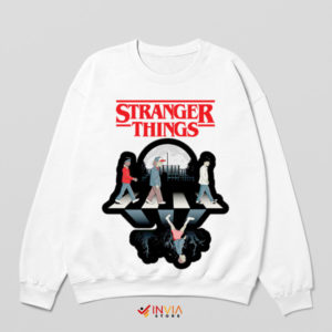 Upside Down Journey Abbey Road White Sweatshirt