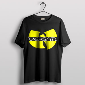 Vegan Clan Logo Wu-Tang Herbivore Black T-Shirt