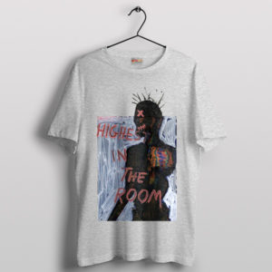 Vibes Travis Highest In The Room Sport Grey T-Shirt
