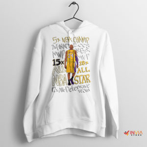 Victory Scrolls Kobe Mamba Accolades White Hoodie