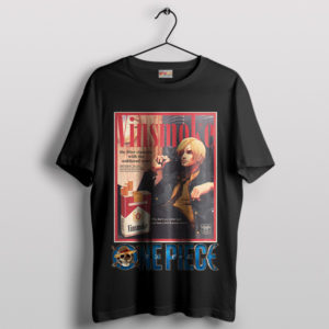 Vinsmoke Virtuoso Sanji One Piece Black T-Shirt