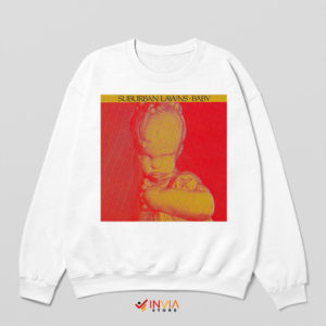 Vintage Charm Lawns Baby White Sweatshirt