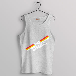 Vintage Rock The Strokes Forest Hills Sport Grey Tank Top