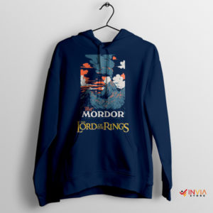 Visit Mordor Exclusive Edition LOTR Navy Hoodie