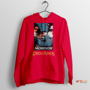 Visit Mordor Exclusive Edition LOTR Red Hoodie
