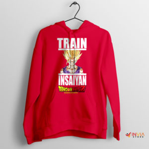 Warrior Workout Train Insaiyan Fitness Red Hoodie
