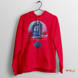 Wear the Who Rad-TARDIS Time Traveler Red Hoodie