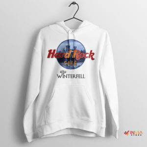 Westeros Rock Cafe Winterfell Edition White Hoodie