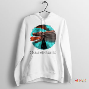 Wings of Fire Dracarys Dragon GOT White Hoodie