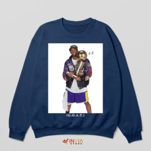 Wins Kobe's 5X Trophy Hold Navy Sweatshirt